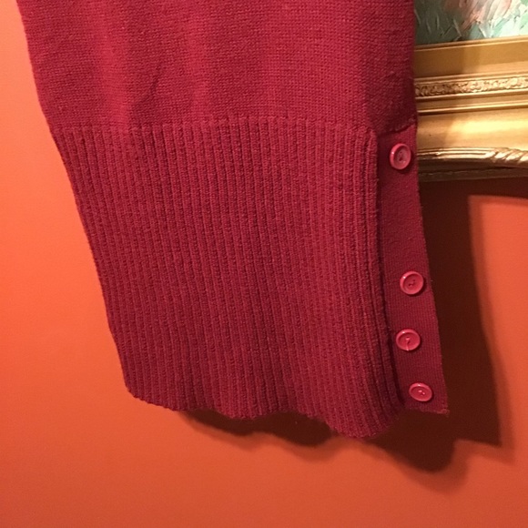 KNIT AVENUE Red Cowl Neck dresses/Top, size M - Picture 6 of 9